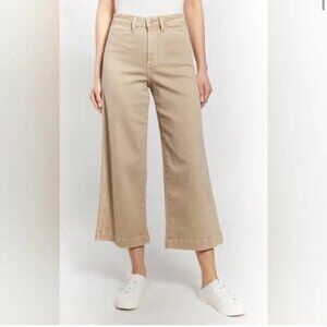 Oat New York Wide Leg Crop Jeans Women's Size 25 High Rise Denim